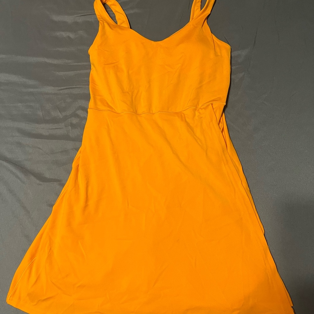 Aerie Bright Orange Mini Dress